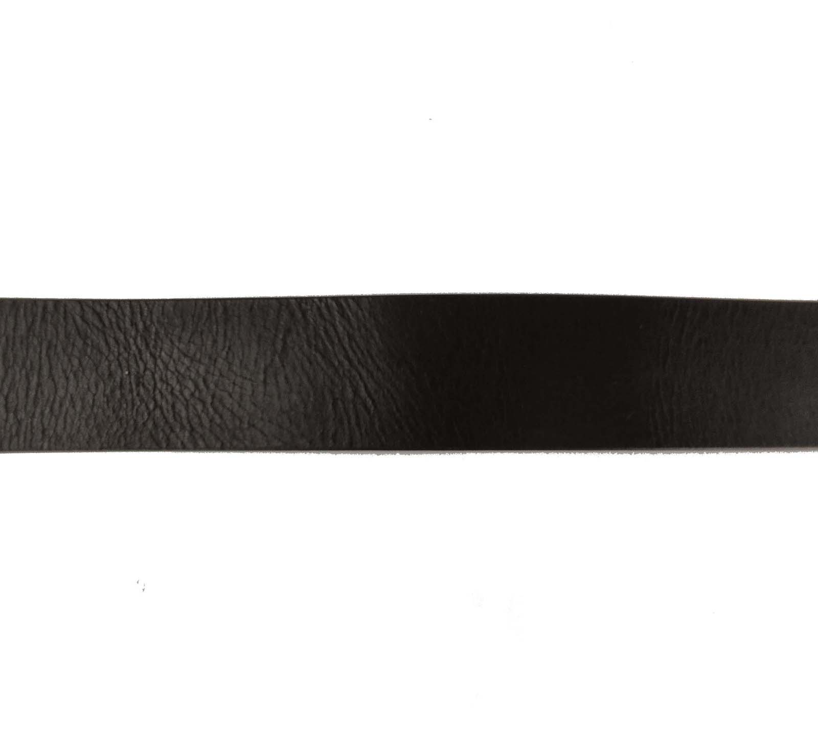 LC1202 38mm Width Black Unisex Leather Belt