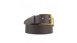 LC122 Brown Oil-Pullup Full Grain Leather Belt