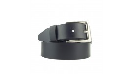 LC122 Black Oil-Pullup Full Grain Leather Belt