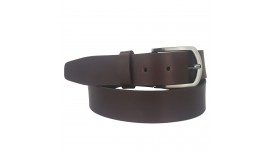 LC135 35mm Width Brown Full Grain Leather Belt