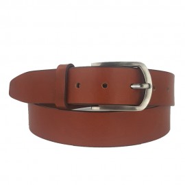 LC135 35mm Width Tan Full Grain Leather Belt